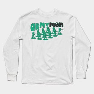 Army Men Green Plastic Soldiers Long Sleeve T-Shirt